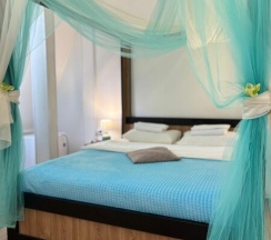 Двухместный стандарт с двуспальной кроватью и удобствами в номере в Митяевский