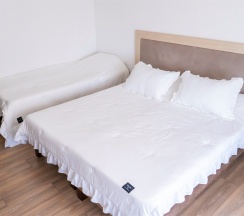 Трехместный стандартный номер на двух-трех гостей с балконом и видом во двор(Корпус Б) в Оптимист