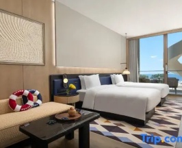 Четырёхместный номер Grand с видом на океан в voco Sanya Dadonghai By IHG