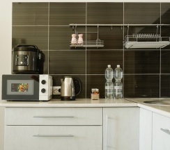 Четырёхместный коттедж с террасой с видом на озеро в Rantala