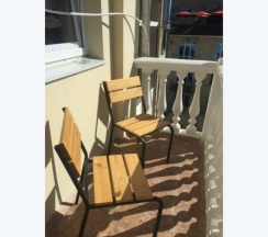 Трехместный номер с балконом в Unona family