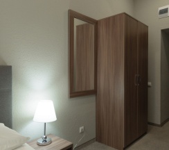 Двухместный номер Стандарт с балконом и с видом на горы 2 отдельные кровати в Нарт