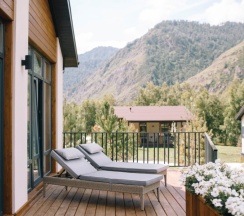 Коттедж Одноэтажный Люкс с видом на горы в Klever resort&SPA