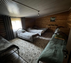 Кровать в общем номере в Kolsay_kazakh_village