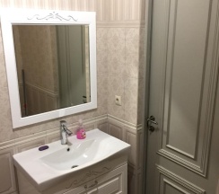 1-комнатные апартаменты люкс с 1 двуспальной кроватью и диваном в Apart Ru Hotel