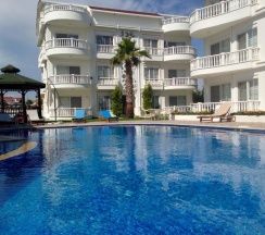 Апартаменты с видом на бассейн в BELKA GOLF RESİDENCE apt8 / BELEK