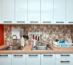 Место в 4-местном женском номере с двухъярусной кроватью в Кампус