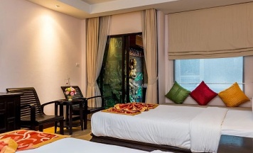 Двухместный номер Deluxe with Jacuzzi 2 отдельные кровати в Курорт Nipa Resort