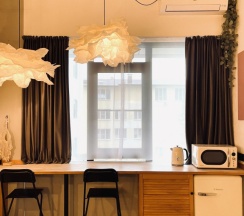 Двухместный люкс Comfort с видом на город (двуспальная кровать) в Loft