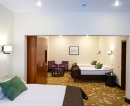 Номер стандарт семейный с 4 односпальными кроватями в Garden Hotel & SPA