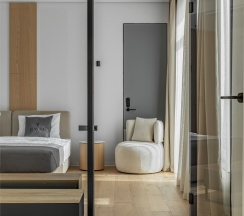 Люкс с видом на море в Patrokl hotel&bistro