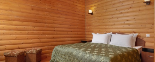 Стандарт однокомнатный двухместный с двуспальной кроватью Кедровый корпус в Тетьково