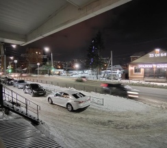 1-комнатные апартаменты студия с двуспальной кроватью в Апартаменты NHome