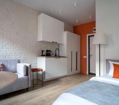 Двухместная студия Superior двуспальная кровать в Light house