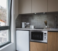 Красная поляна, апарт-отель Куб-Green четырехместные апартаменты 301 (083) в Море апартаментов