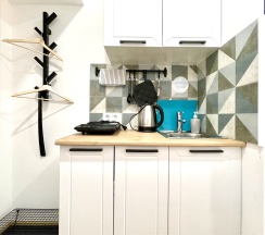 Комфортные апартаменты-студио (Метро Площадь Восстания/Александра Невского, 10 минут пешком) в Rauktis apartments