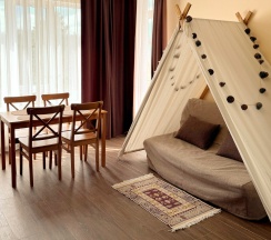 2х комнатный 4х местный номер с камином в Alpen House