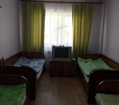 Кровать в 4-местном общем номере в Эконом