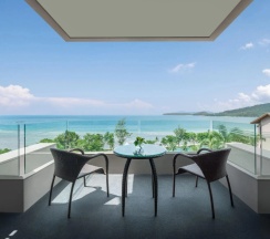 Двухместный номер с видом на океан двуспальная кровать в Hyatt Regency Phuket Resort