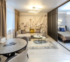 Апартаменты Luxury в Апартаменты GLOBALSTAY 2-х Комнатная квартира с Сауной на Набережной Днепра