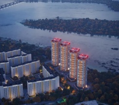 Апартаменты с 2 комнатами в Апартаменты Берег Волги