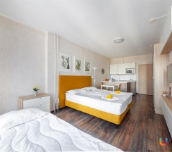 Семейные апартаменты с кухней в U-Apart