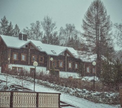 Двухместные апартаменты двуспальная кровать в Горки