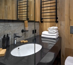 Стандарт Твин Коннект с видом на горы в Среди Гор