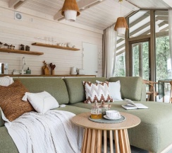 Дом Кедр с баней и купелью в Timeless