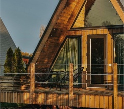 A-frame у воды в The Les