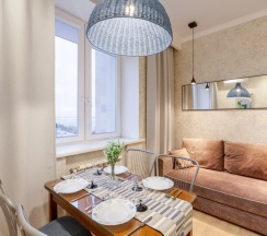 Апартаменты с балконом и с красивым видом из окна в RentPlaza
