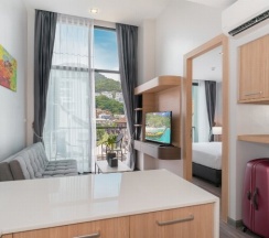 Двухместный номер Deluxe Corner c 1 комнатой двуспальная кровать в Grand Kata VIP