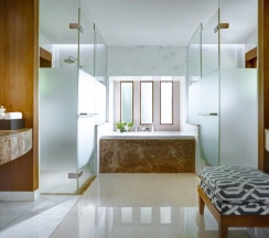 Двухместная вилла Plunge Pool Deluxe с видом на сад двуспальная кровать в Отель Santiburi Koh Samui