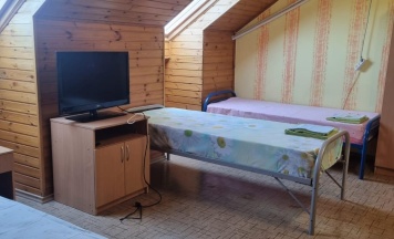 Номер эконом с 4 односпальными кроватями в Семейный