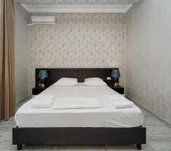 Двухместная комната с двуспальной кроватью в Чайка