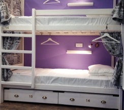 Кровать в общем номере (женский номер) (общая ванная комната) в Hostel 1703