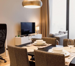 Апартаменты студия в Elite Apartments на проезде 1-й Красногвардейский 22с1