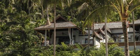 Двухместная Вилла с бассейном Island Ocean двуспальная кровать в Four Seasons Resort Koh Samui
