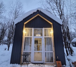 Двухместное шале Superior с красивым видом из окна двуспальная кровать в Вербная роща