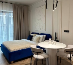 1-комнатные апартаменты студия г. СПБ, наб. Макарова, д. 58 в Docklands