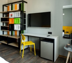 Номер стандарт с 1 двуспальной кроватью в Laska hotel