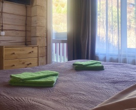 Стандартный двухместный номер с большой кроватью. в Гавань Листвянка