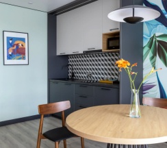 Апартаменты Superior с балконом и с видом на парк в Apartments Malina Baden Studio Color