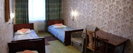 Трёхместный (удобства на блок)(4 и 5 этаж)(с завтраком) в Спорт