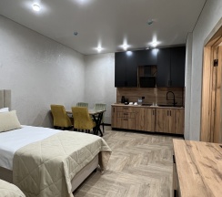 Двухкомнатный семейный ЛЮКС с кухней в Tash maral