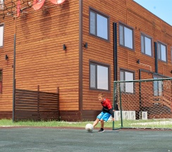 Двухместный гостиничный номер с большой кроватью с видом на море в Алые паруса