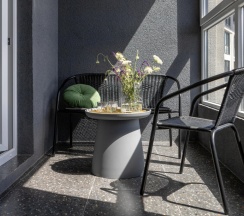 Апартаменты Superior с балконом и с видом на парк в Apartments Malina Baden Studio Color