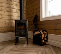 Скандинавский дом с видом на озеро в Forrest Lodge Karelia
