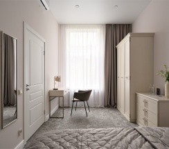 Люкс с 1 спальней и кухней-гостиной в Academia Васильевский