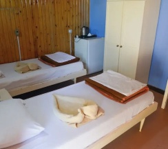 Двухместный номер Standard 2 отдельные кровати в Umbi Sharks Bay Diving Village